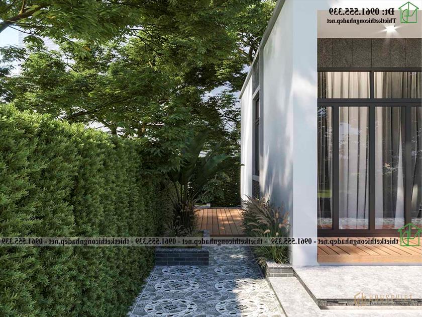 Mẫu Nhà Cấp 4 Phong Cách Châu Âu 12x8m Tại Hà Nội Ndnc4200