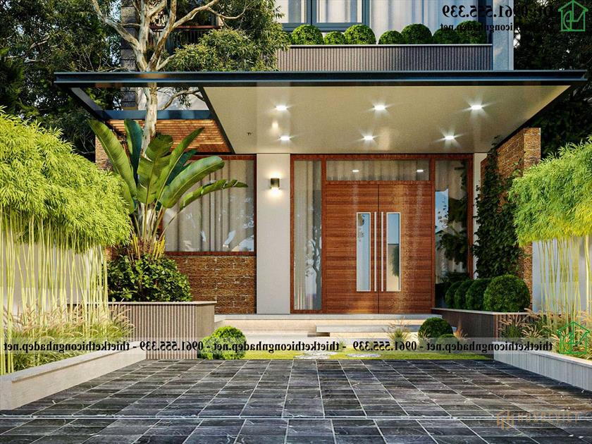 Mẫu nhà ống 2 tầng đẹp NDNP2T36