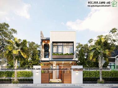 Mẫu nhà phố 2 tầng 6x14m đẹp tại Hải Dương NDNP2T36