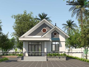 Nhà cấp 4 mái thái 3 phòng ngủ 8x16m tại Bến Tre NDNC4190