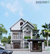 Mẫu biệt thự 2 tầng mái thái 11x10m hiện đại NDBT2T158