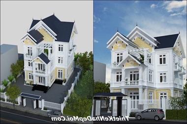 Chiêm ngưỡng nhà biệt thự 3 tầng mái thái anh Bình CẬP NHẬT LẠI MỚI