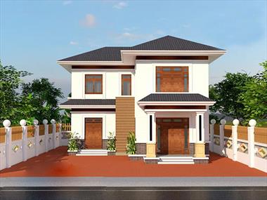 30 Mẫu nhà 2 tầng hình chữ L đẹp đơn giản kiến trúc ấn tượng