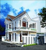 Bản vẽ thiết kế nhà 2 tầng 8x15m có gara mái thái anh Quang