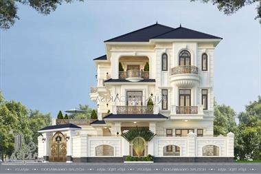 Biệt thự tân cổ điển 3 tầng 2 mặt tiền đẹp (Chủ đầu tư: Anh Giang - Quảng Ninh) BT32602