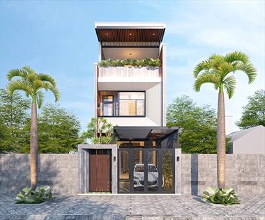 4 Bản vẽ nhà 3 tầng thiết kế tiện nghi, hiện đại