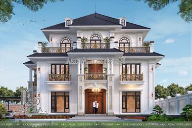 Mẫu biệt thự vườn 3 tầng tân cổ điển (TGĐ: Ông Huỳnh - Tuyên Quang) BT32687