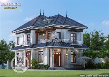 Mẫu thiết kế biệt thự 2 tầng hiện đại đẹp - ACHI 23101