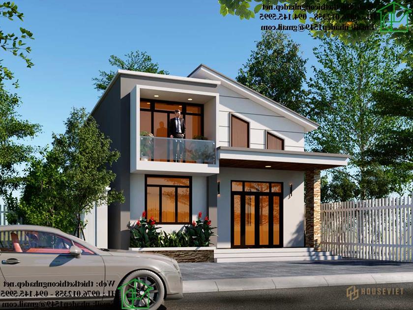 Mẫu nhà cấp 4 8x13m NDNC4106