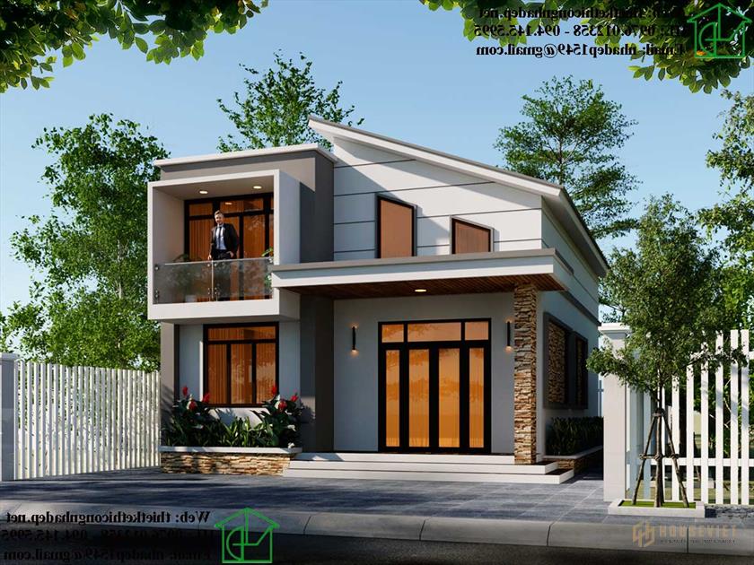 Mẫu nhà cấp 4 8x13m NDNC4106