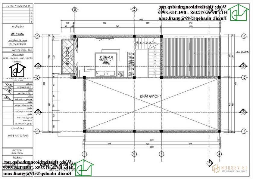 Mẫu nhà cấp 4 8x13m NDNC4106