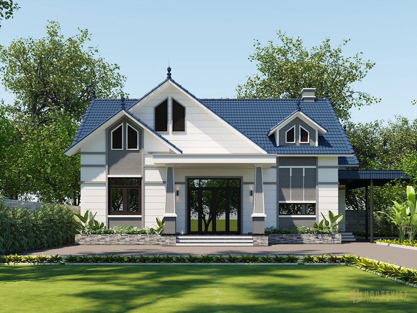 Mẫu nhà 1 tầng 3 phòng ngủ đẹp ndbt1t119