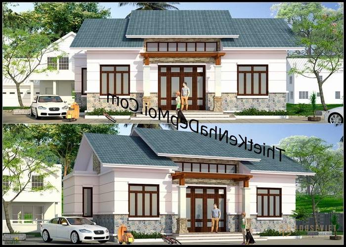 Nhà 3 gian 2 chái 500 triệu 1 tầng