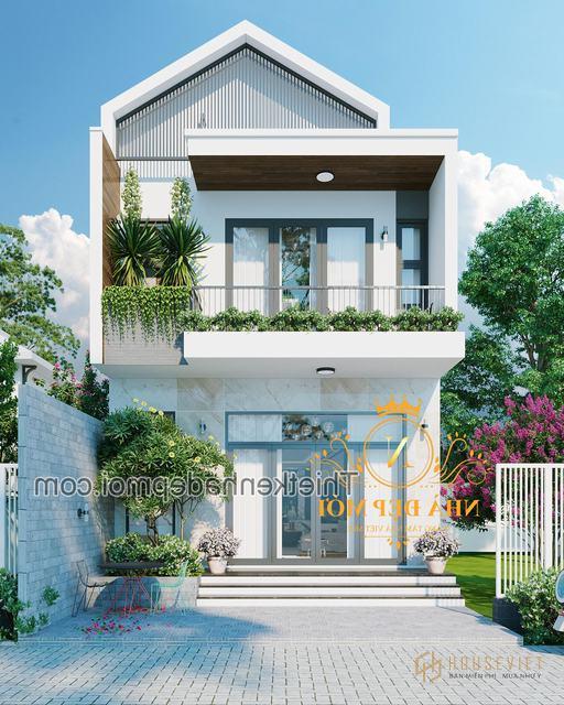 Nhà đẹp 1 trệt 1 lầu mặt tiền 6m
