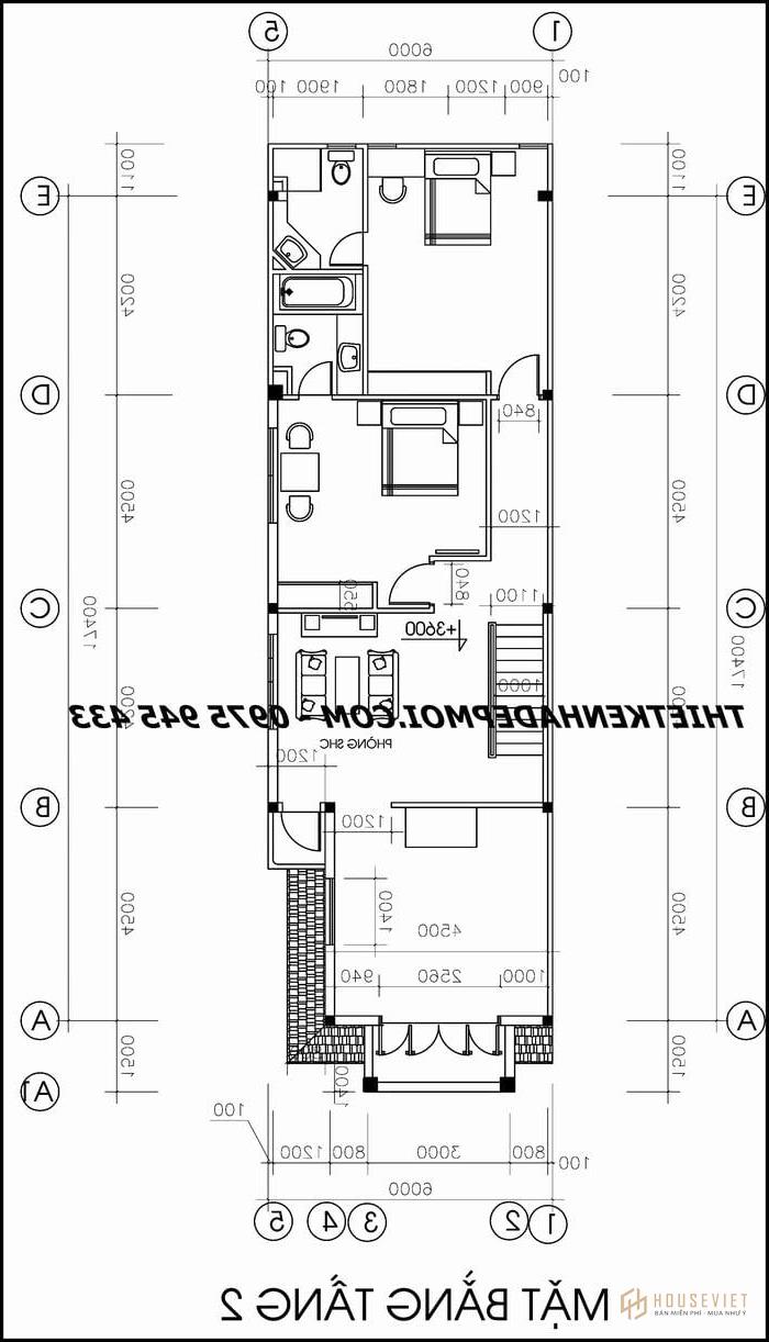 thiết kế bếp 2 tang 6x18 mai thái 02