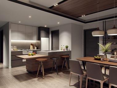 Mẫu tủ bếp gỗ công nghiệp đẹp, cao cấp, giá cả hợp lý