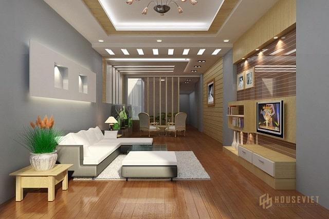 phòng khách tầng 4 đẹp