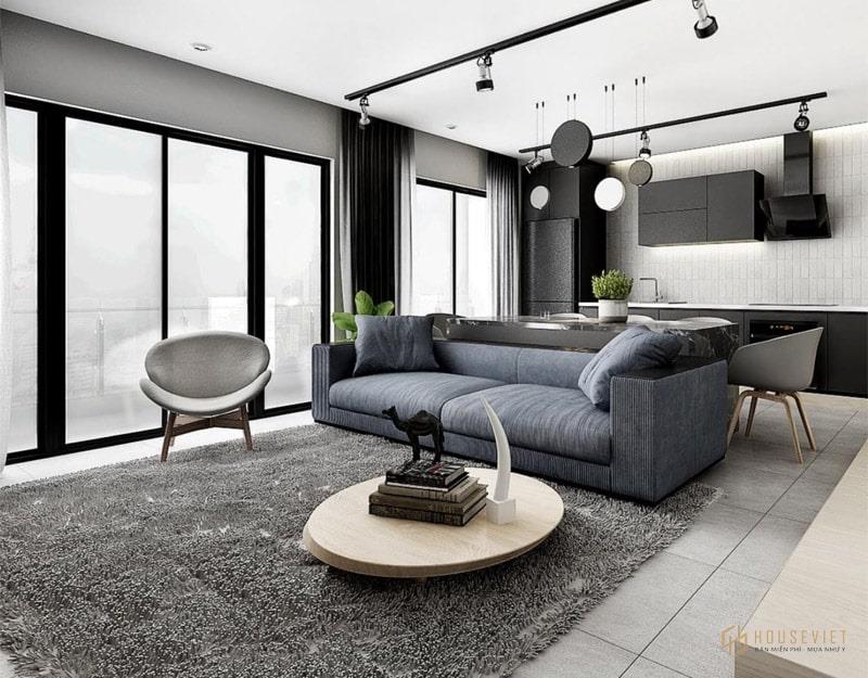 phòng khách nhà cấp 4 đẹp
