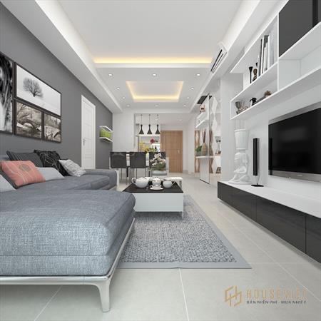 phòng khách nhà cấp 4 đẹp