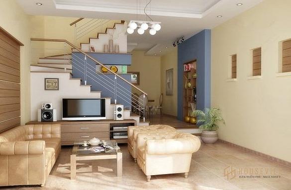 phòng khách nhà cấp 4 đẹp