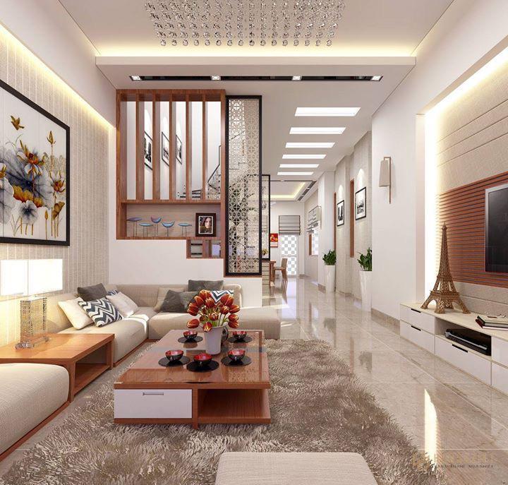 phòng khách tầng 4 đẹp