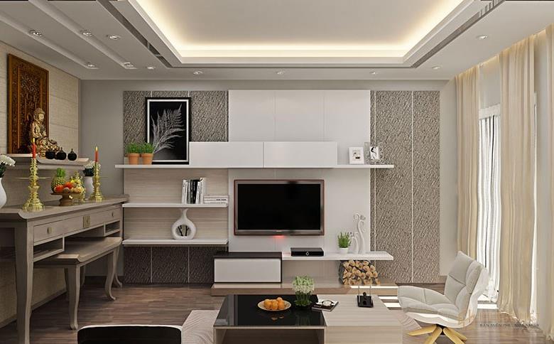 phòng khách nhà cấp 4 đẹp