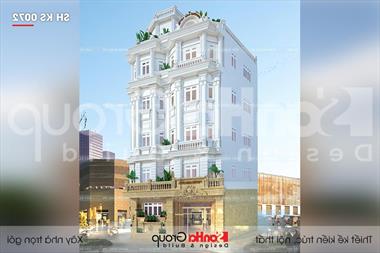 Mẫu khách sạn tân cổ điển 3 sao tại Nha Trang - SH KS 0072