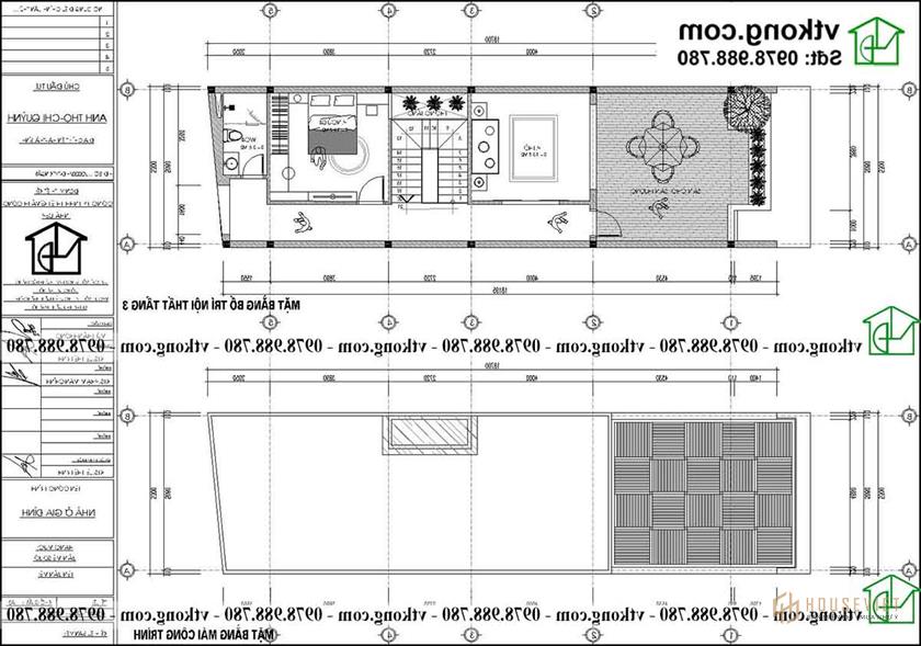 Mẫu Thiết Kế Nhà Ống 3 Tầng 5x16m Đẹp Tại Thái Bình Np3t036