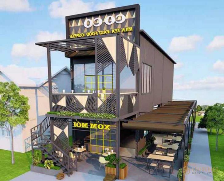 Top 5 mẫu thiết kế quán cafe thép tiền chế đơn giản mà đẹp