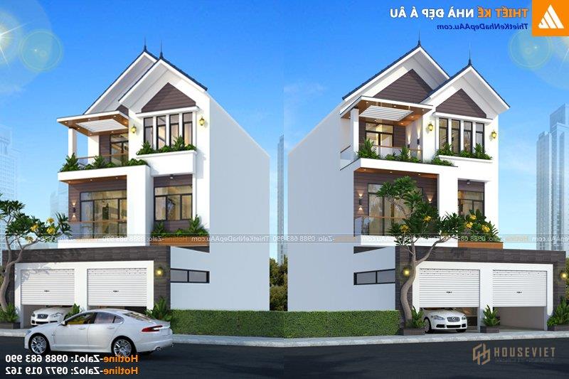 Mẫu nhà 3 tầng kết hợp kinh doanh