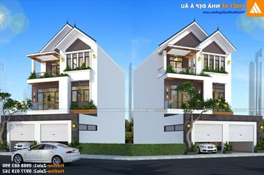 Giải pháp thiết kế nhà ở kết hợp kinh doanh 8x15m tại Hà Tĩnh