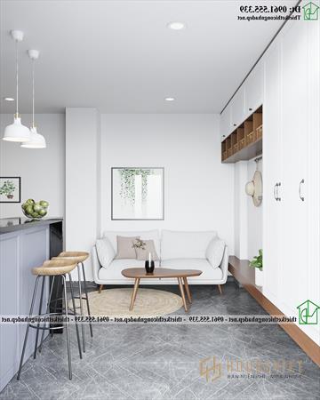 Tủ trang trí và bộ bàn ghế sofa NDNP4T23