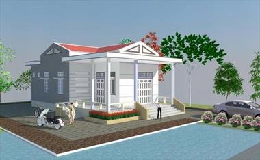 Mẫu nhà cấp 4 đẹp hiện đại đẹp Anh Phát