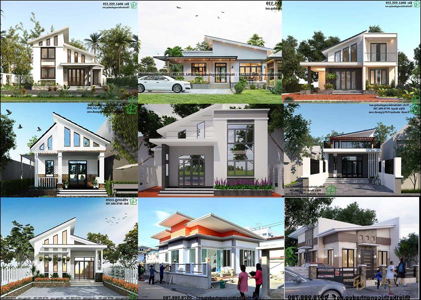 9 mẫu nhà cấp 4 mái lệch đẹp nhất năm nay