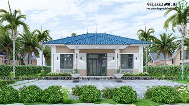 Nhà cấp 4 mái thái 11x9m 3 phòng ngủ đẹp tại Hải Dương NDNC4192