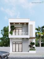 Bản vẽ biệt thự 2 tầng 6x10m mái bằng NDBT2T160 hiện đại, tinh tế