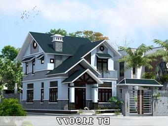 Mẫu nhà 8x14m 2 tầng BT119077