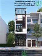 Phương án thiết kế nhà phố 3 tầng mặt tiền 3m NDNP3T48