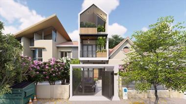 Những thiết kế nhà phố mái ngói đẹp, phong cách và ấn tượng