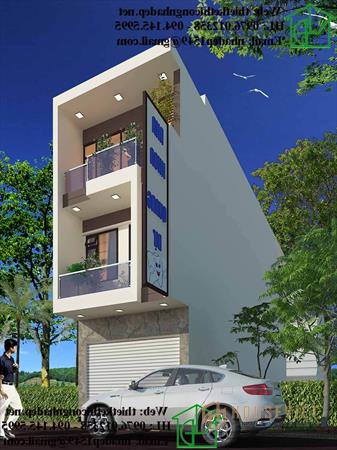 Mặt tiền nhà phố 3 tầng NDNP3T49