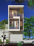 Mẫu nhà phố 3 tầng kết hợp phòng khám hiện đại NDNP3T49