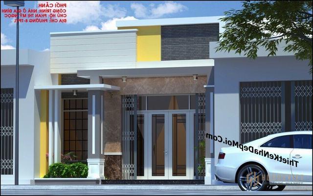 Mẫu nhà cấp 4 100m2 3 phòng ngủ