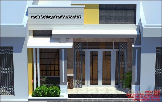 Mẫu nhà cấp 4 6x17m