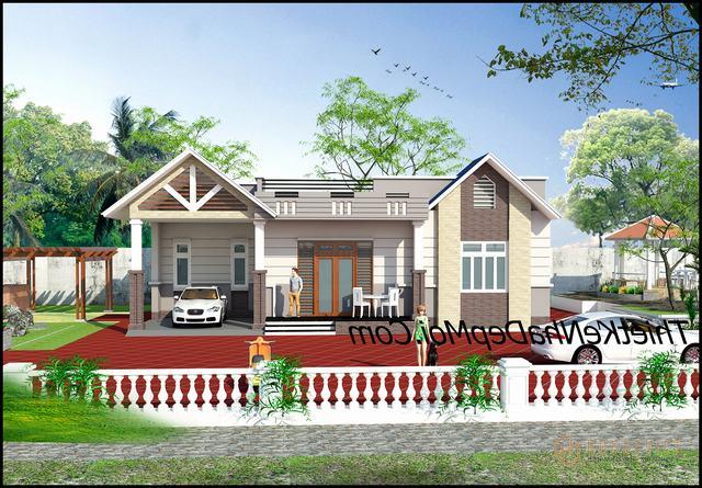 Nhà mái bằng 3 phòng ngủ