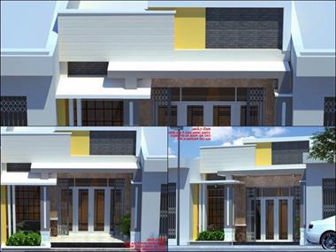 Cập nhật thêm các mẫu nhà cấp 4 mái bằng 3 phòng ngủ 6x17m