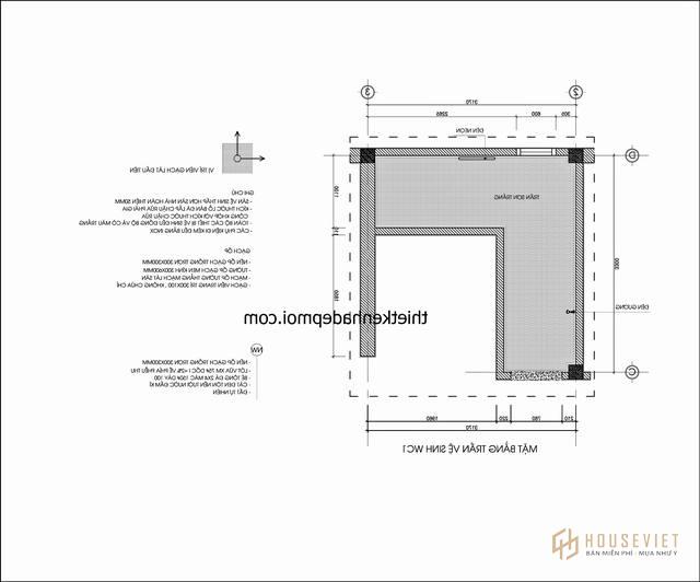 ban ve biet thu 2 tang 100m2 dep ve sinh