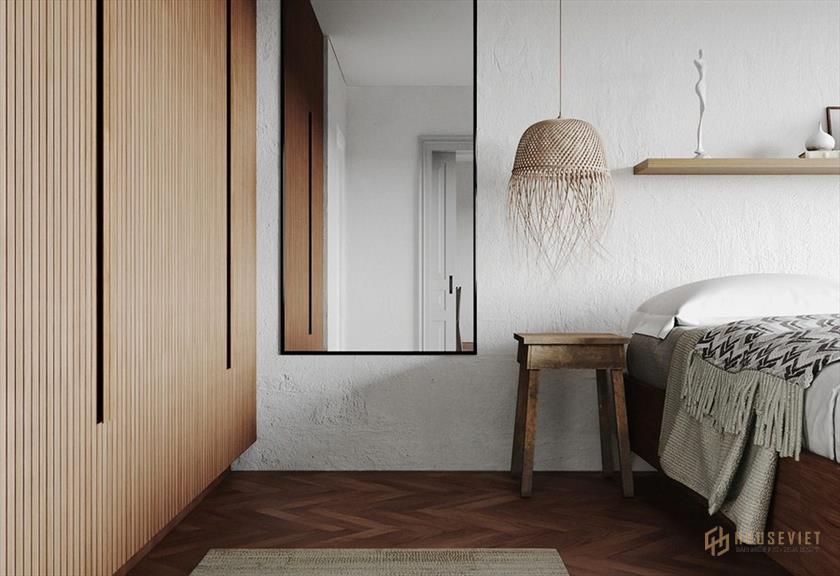 Cửa phòng ngủ không được đặt gương thẳng.