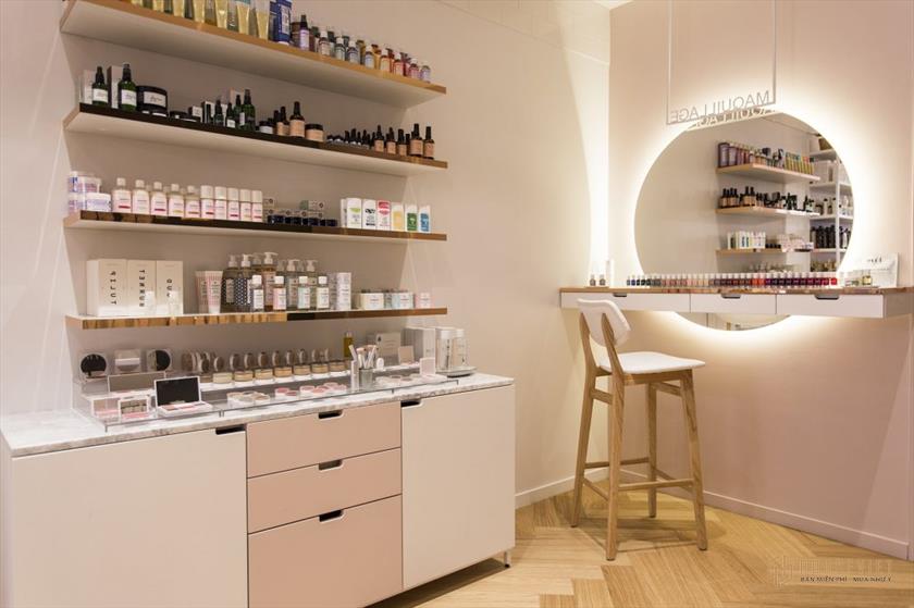 Thiết kế của cửa hàng là đẹp