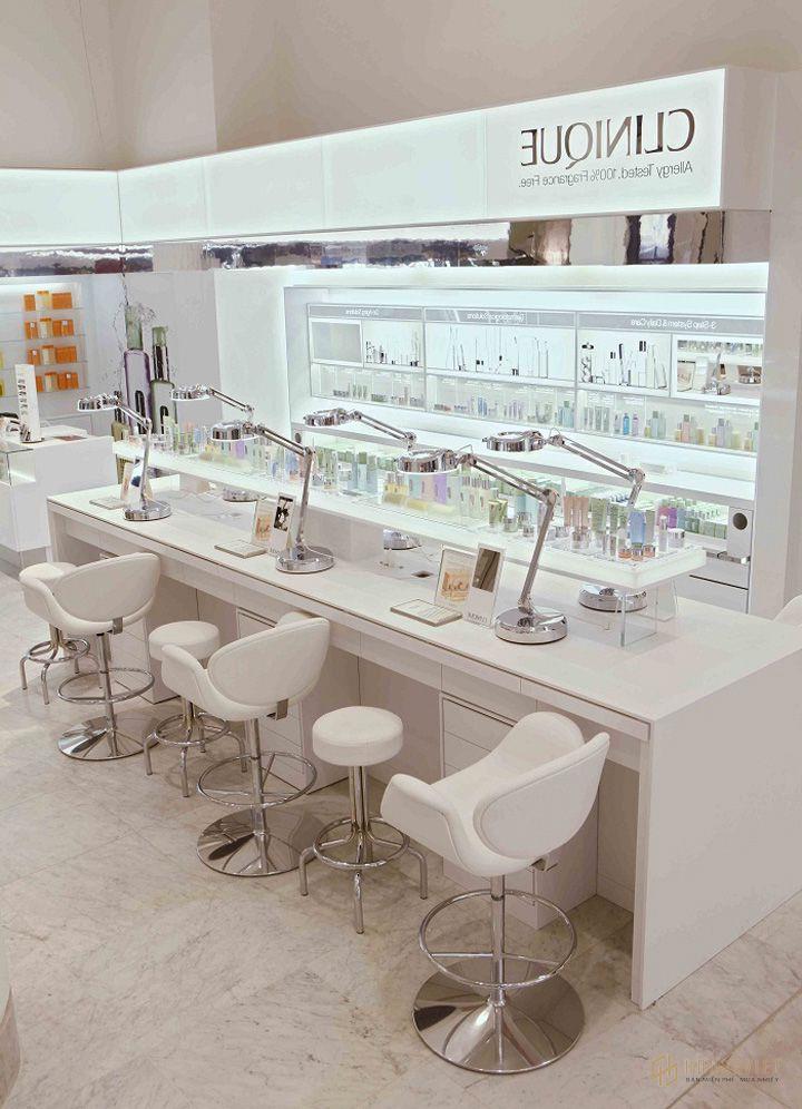 Thiết kế cửa hàng mỹ phẩm nhỏ đẹp và thu hút