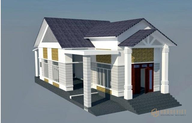 Bản vẽ cấp 4 6. nhà ở